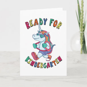 Bereit für den Kindergarten Karte