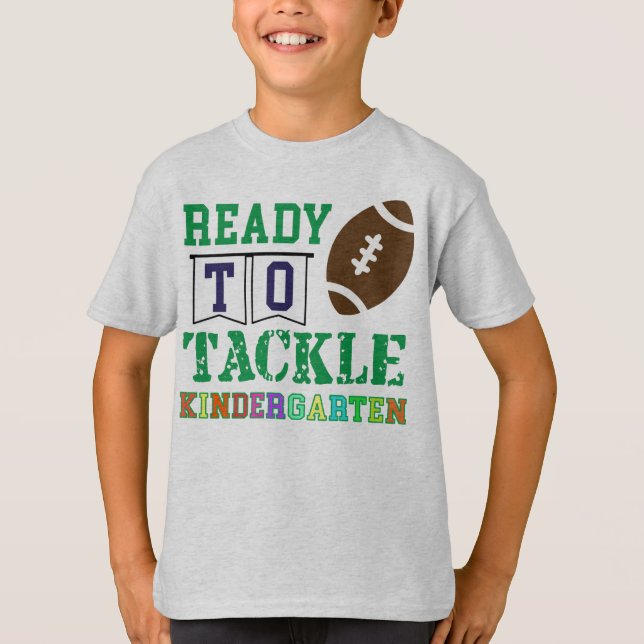 Bereit für den Kindergarten T-Shirt (Vorderseite)
