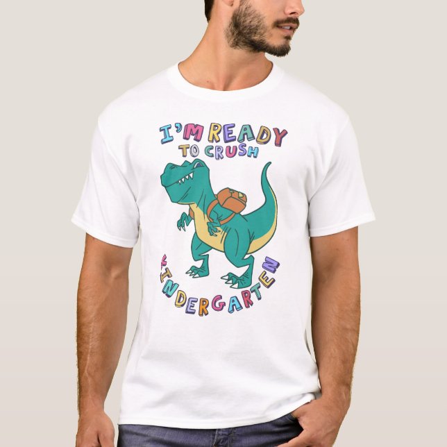 Bereit für den Kindergarten T-Shirt (Vorderseite)