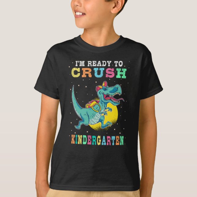 Bereit für den Kindergarten T-Shirt (Vorderseite)
