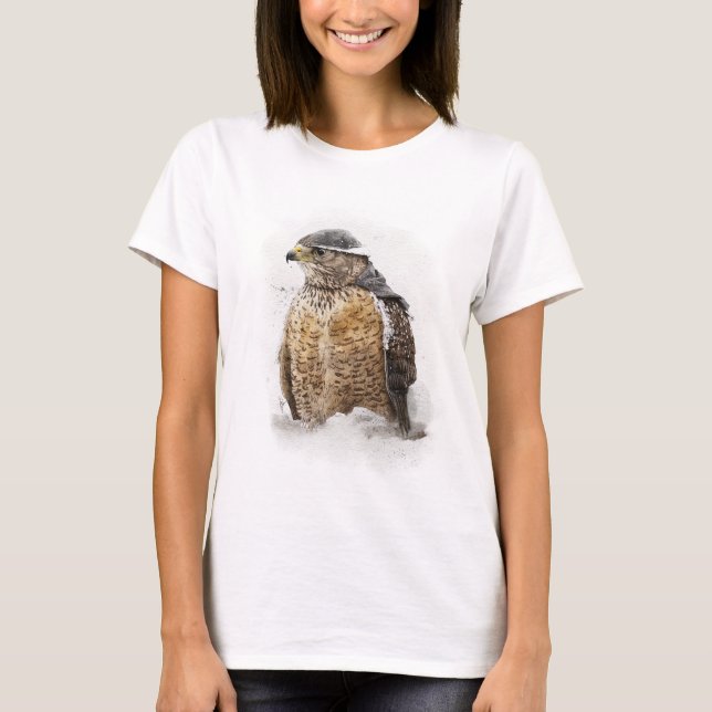 Bereit für den Schnee-T - Shirt (Vorderseite)