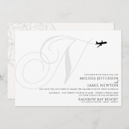 Bereit für den Start der ersten Hochzeit Einladung