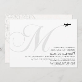 Bereit für den Start M erste Hochzeitseinladung Einladung