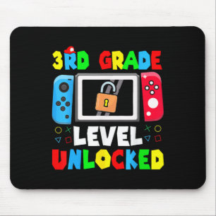 Bereit für die 3. Klasse Gamer erster Schultag Jun Mousepad