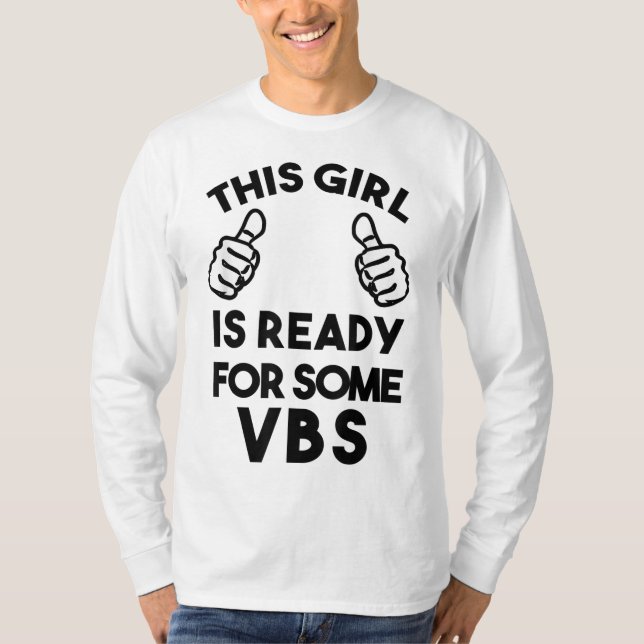 Bereit für die Bibelschule I Liebe VBS Christi T-Shirt (Vorderseite)