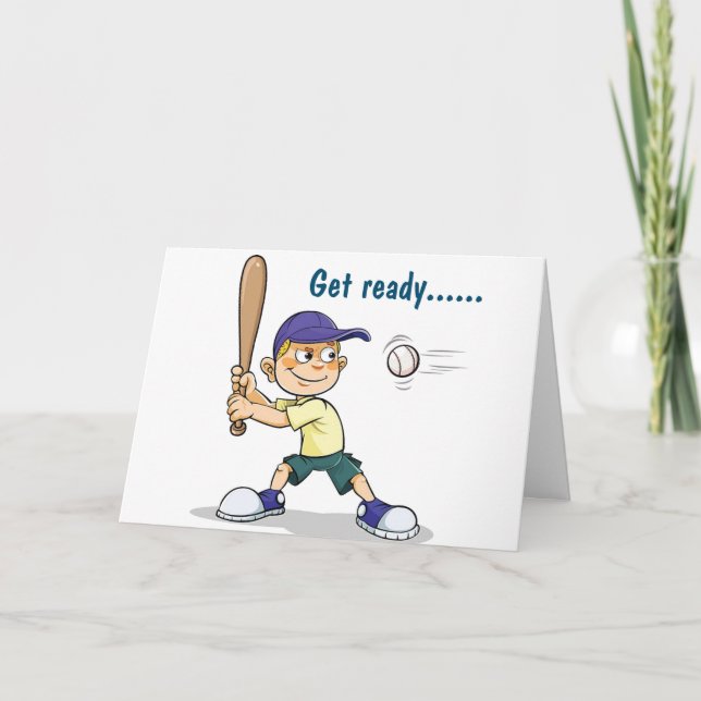 BEREIT FÜR DIE FUN GLÜCKLICH **9.** BIRTHTAGKARTE KARTE (Vorderseite)