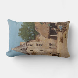 Bereit für die Jagd (mittelalterliche Szene) Lendenkissen