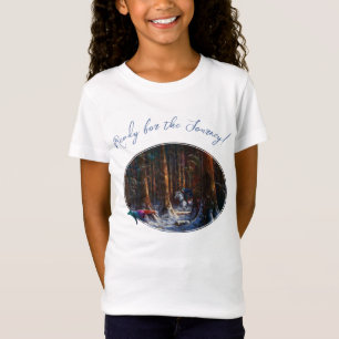 Bereit für die Reise! Fantasy-Land-Waldkunst T-Shirt