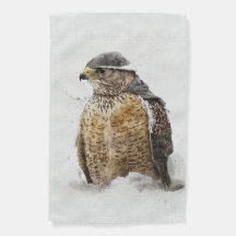 Bereit für die Schneegartenflagge