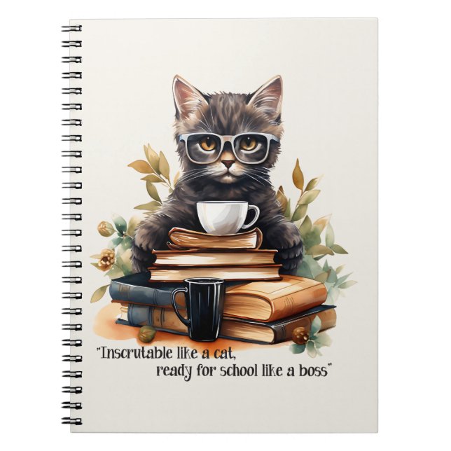 Bereit für die Schule wie ein Boss Notizblock (Vorderseite)