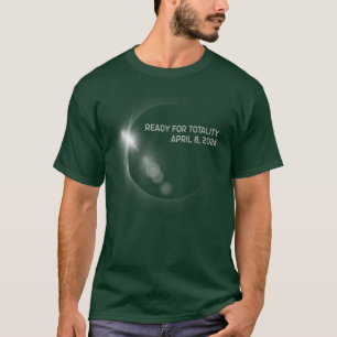 Bereit für die Totalität US Solar Eclipse 8. April T-Shirt