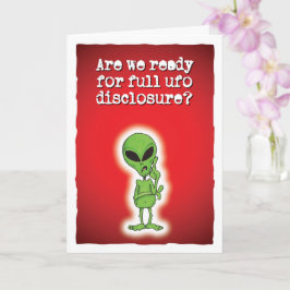 Bereit für die vollständige Offenlegung des UFO? Karte