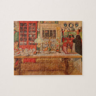 Bereit für ein Kartenspiel von Carl Larsson Puzzle
