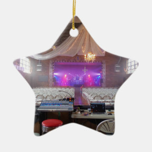 Bereit für ein Konzert Keramikornament