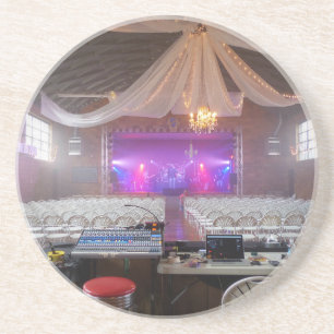 Bereit für ein Konzert Sandstein Untersetzer