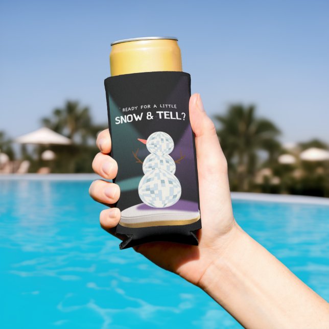 Bereit für ein wenig Schnee und erzählen Discoball Selters Dosenkühler (In Situ Pool)