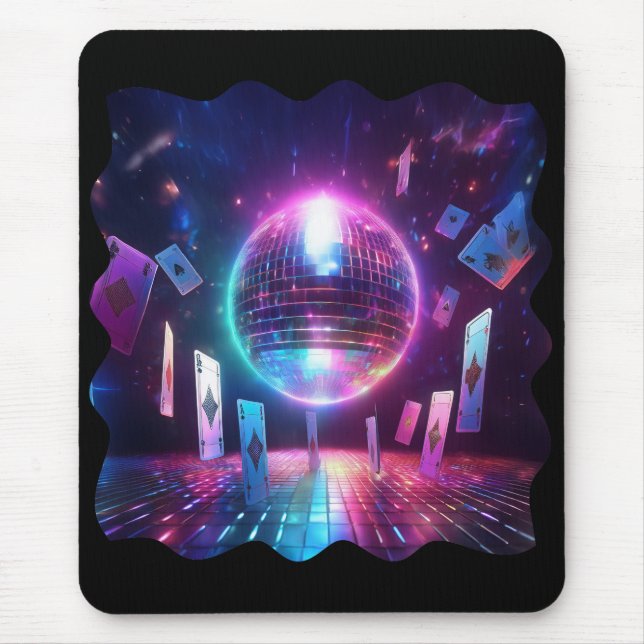 Bereit für eine Nacht des Tanzes und Glücksspiels Mousepad (Vorne)