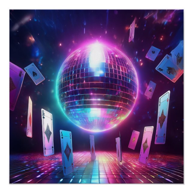 Bereit für eine Nacht des Tanzes und Glücksspiels Poster (Vorderseite)