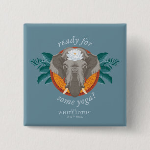 Bereit für einige Yoga? - Der weiße Lotus Button