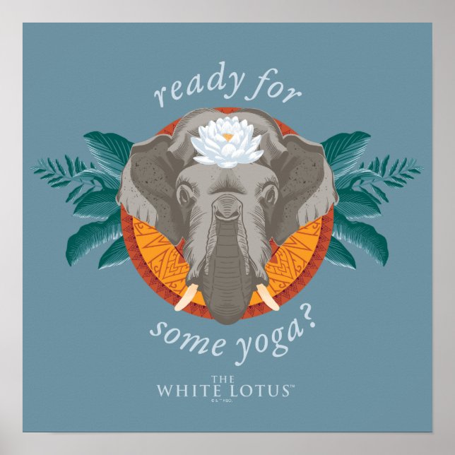 Bereit für einige Yoga? - Der weiße Lotus Poster (Vorne)