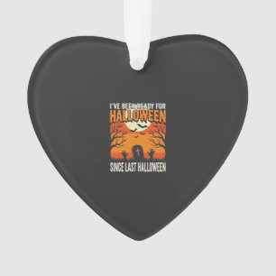 Bereit für Halloween-Friedhof-Design_1 Ornament