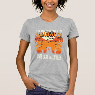 Bereit für Halloween-Friedhof-Design_1 T-Shirt