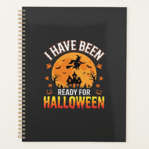 Bereit für Halloween Hexen Spukhaus Design Planer