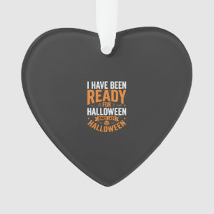 Bereit für Halloween-Kürbis-Totenkopf-Design Ornament
