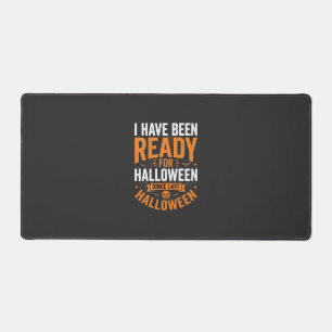 Bereit für Halloween-Kürbis-Totenkopf-Design Schreibtischunterlage