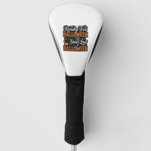 Bereit für Halloween seit letztem Halloween Vintag Golf Headcover