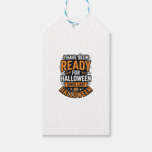 Bereit für Halloween Vintage Gruseliges Shirt-Desi Geschenkanhänger