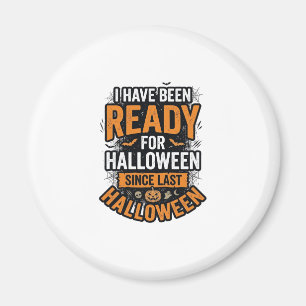 Bereit für Halloween Vintage Gruseliges Shirt-Desi Magnet