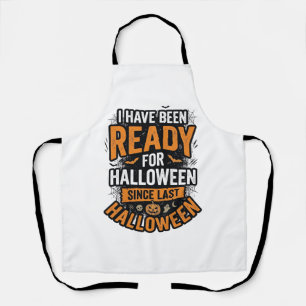 Bereit für Halloween Vintage Gruseliges Shirt-Desi Schürze
