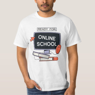 Bereit für Online School T-Shirt