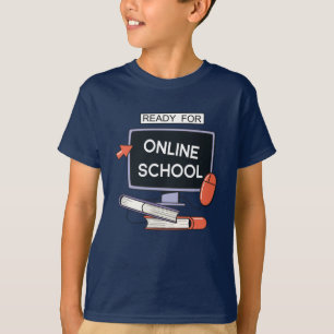 Bereit für Online School T-Shirt