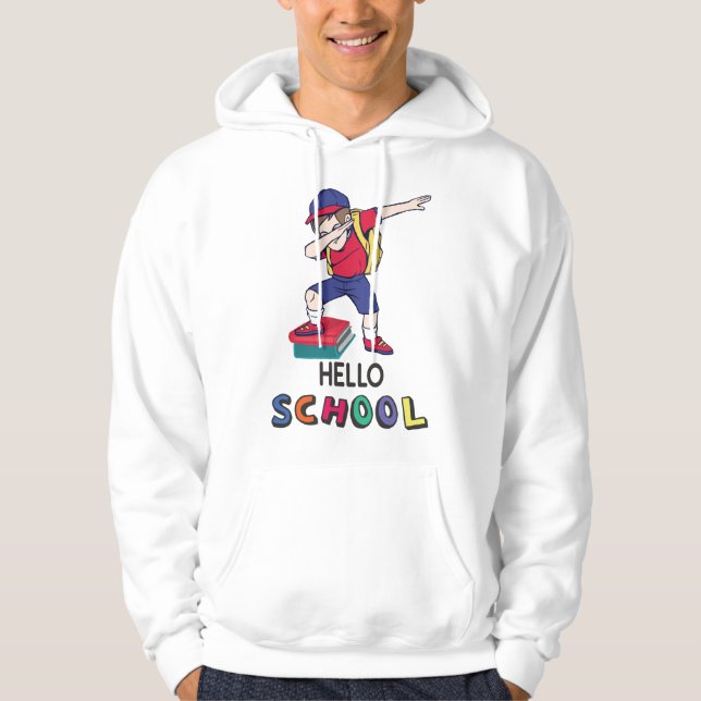 Bereit für Online-Schulen Hoodie (Vorderseite)