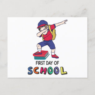 Bereit für Online-Schulen Postkarte