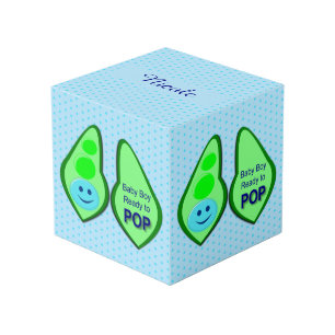Bereit für Pop Baby Boy Blue Pea Custom Würfel