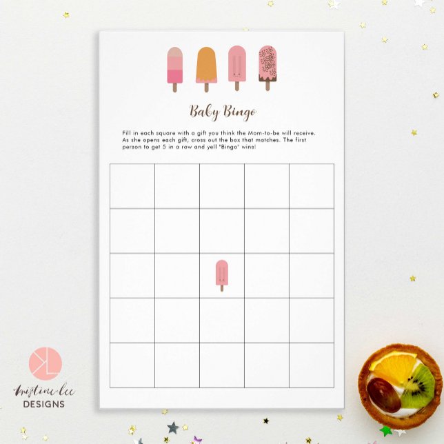 Bereit für Pop Baby Showroom Bingo Activity Game Flyer (Von Creator hochgeladen)