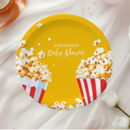 Bereit für Pop Babydusche Pappteller