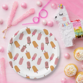 Bereit für Pop Babyduschköpfe Niedlich Pappteller