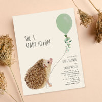 Bereit für Pop Igel Green Balloon