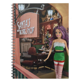 Bereit für Weihnachten. Notizblock