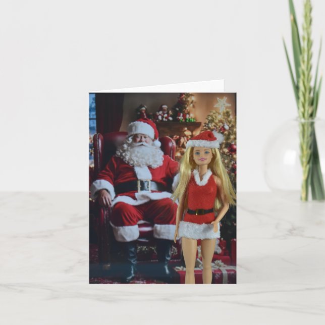 Bereit für Weihnachten. Weihnachtskarte Karte