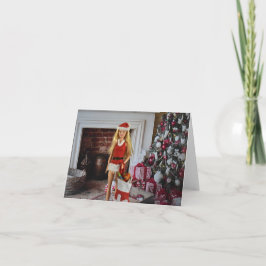 Bereit für Weihnachten. Weihnachtskarte Karte