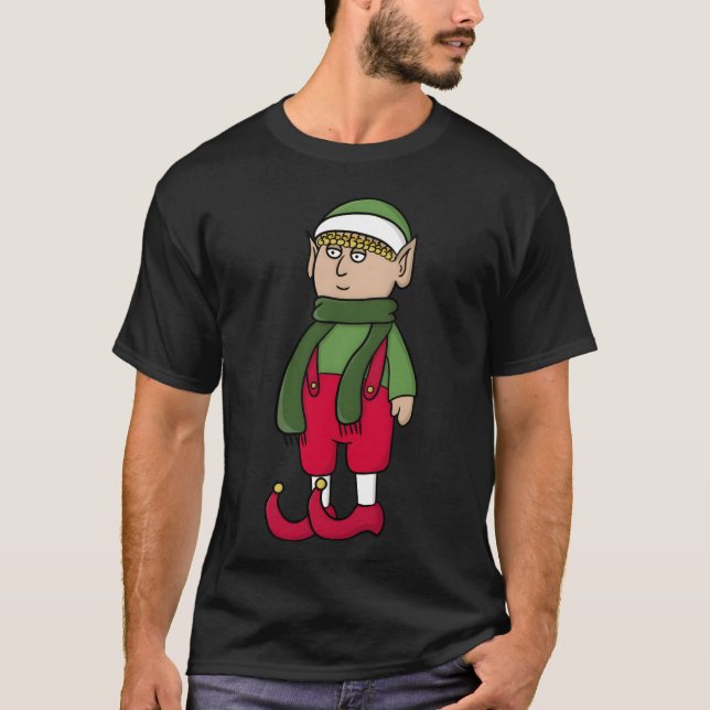 Bereit für Weihnachts-Retro T-Shirt (Vorderseite)