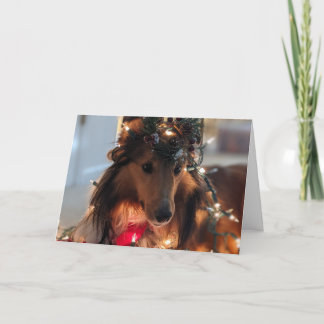Bereit für Weihnachtsfeiertage Karte