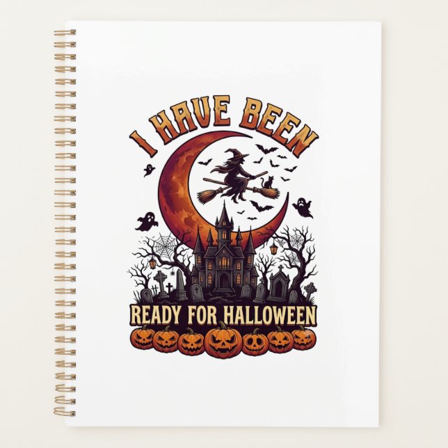 Bereit Halloween Hexenschloss Mond_1 Planer (Vorderseite)