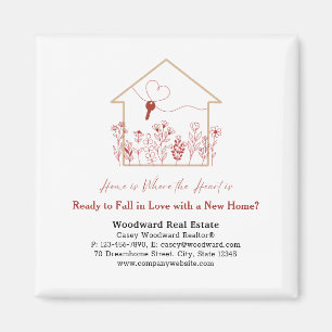 Bereit, in der Liebe zu fallen? Realtor Budget M Magnet