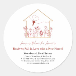 Bereit in Liebe mit einer neuen Zuhause? | Real An Runder Aufkleber